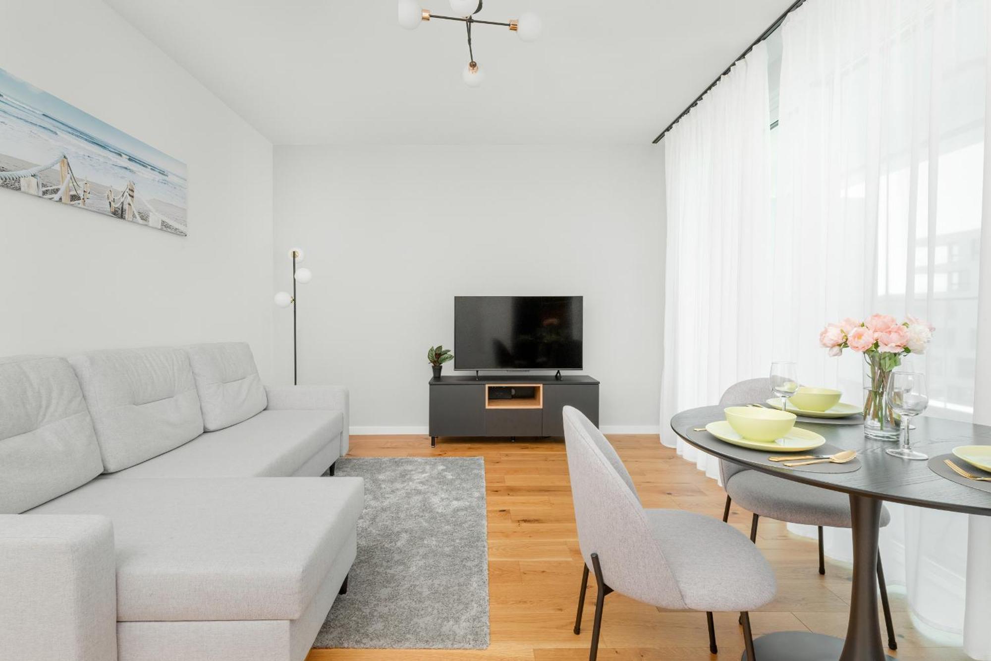 Apartament Na 15 Pietrze Z Widokiem Na Zatoke W Gdyni I Parkingiem By Noclegi Renters Gdynia Esterno foto